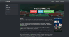 Desktop Screenshot of phppoker.net